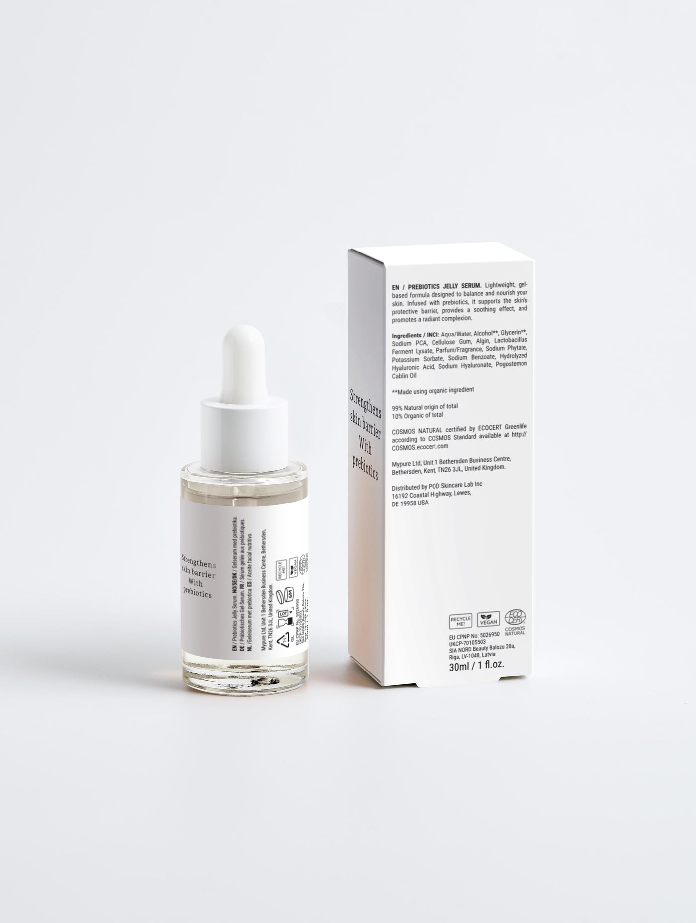 Bioactief Prebiotica Jelly Serum hyaluronzuur en prebiotica serum textuur van Skincare by Nouk