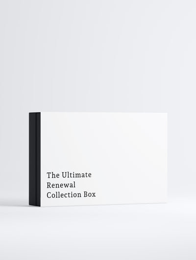 De Ultimate Renewal Collection Box bevat drie krachtige producten die samen zorgen voor een stralende, gezonde huid van Skincare by Nouk